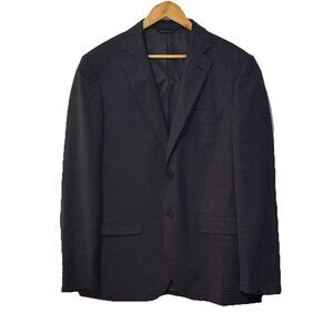 Maurizio Baldassari Barneys NY Blazer Reda Super 130s Made Italy Navy Check 42R